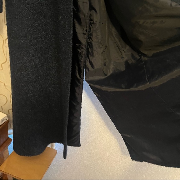 Vintage boucle long shawl collar coat - Picture 8 of 9